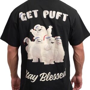Black Get Puft Graphic T-Shirt